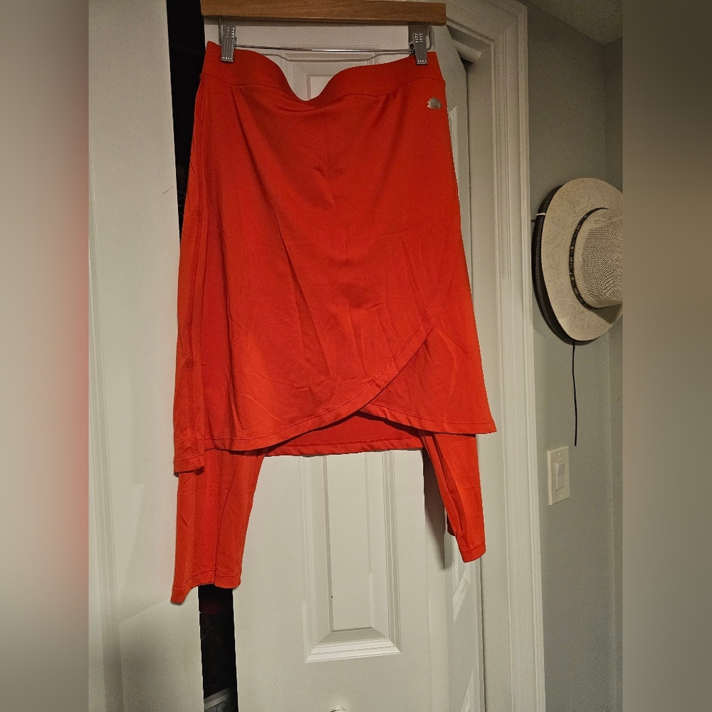 Elegant/Athletic Red Women's Skirt